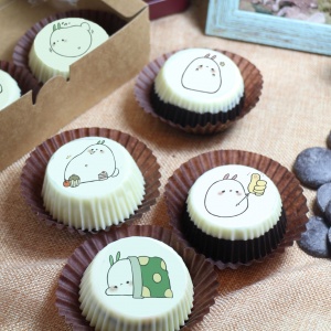 Sugar shop, 6 pieces of chocolate Oreo biscuits (with a gift box, suitable for sharing with colleagues, friends and family) [designed by 糖水铺],