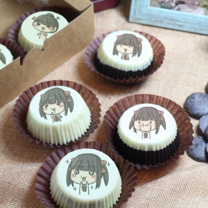 Tea tea pills, 6 pieces of chocolate Oreo biscuits (with a gift box, suitable for sharing with colleagues, friends and family) [designed by 茶茶丸],