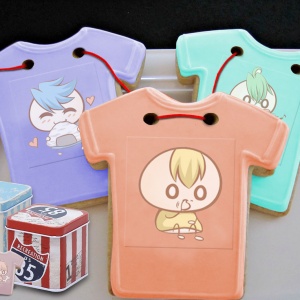 In the tea, Tandora biscuits for salivation (with a gift box) (collect salivation to ensure that the child has adequate food and clothing) (12 pieces in a box, with red thread & piercing) [designed by 茶里],