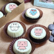 ki11death, 6 pieces of chocolate Oreo biscuits (with a gift box, suitable for sharing with colleagues, friends and family) [designed by 大大],