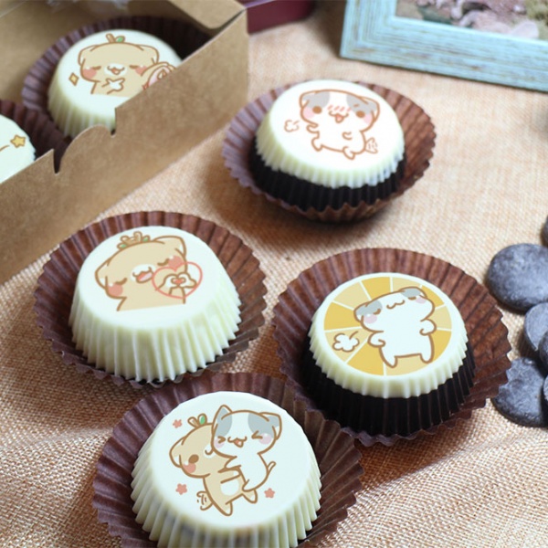 It’s a cat is coming, it’s a cat coming, 6 pieces of chocolate Oreo biscuits (with a gift box, suitable for sharing with colleagues, friends and family) [designed by is a cat coming],