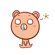 Rice blood bear, Tandora biscuits for salivation (with gift box) (receive salivation to ensure that the child has everything needed for food and clothing) (12 pieces in a box, with red thread & piercing) [designed by 米血熊],