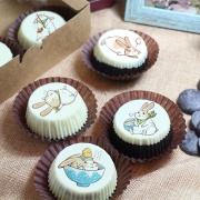 Fattubao Fattu, 6 pieces of chocolate Oreo biscuits (with a gift box, suitable for sharing with colleagues, friends and family) [designed by 肥兔宝],