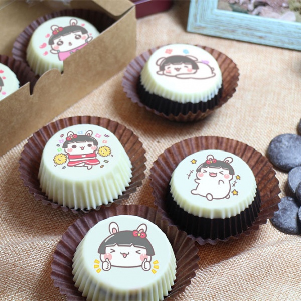 Honey Egg, 6 pieces of chocolate Oreo biscuits (with a gift box, suitable for sharing with colleagues, friends and family) [designed by Honey Egg],