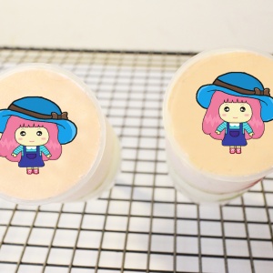 Pink QQ girl, happy birthday (you can eat the pattern) handmade ice cream layer cake__ push cup (the only ice cream layer cake can be served in the whole house) (you can check ice cream without ice cream, you can also ask for ice cream) (a kind of cup cake) [designed by Pink QQ Girl],