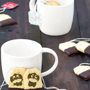 UNi UNi UNi, tea bag chocolate biscuits (similar to the little bear biscuits when I was young) (with a gift box, suitable for sharing with colleagues, friends and family) [designed by UNi 优尼],