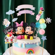 susan susan, ice cream or no ice cream | Available in Taiwan | Limited quantity, reservation required | Please call 24 for delivery within 0227945616 hours__ Mickey and Minnie's Love (with Mickey and Minnie, you can choose one or both, the party scene and style are adjusted from time to time by SUSAN who talks with handmade desserts - birthday cakes, ice cream cakes, customized cakes, French tarts and other handmade desserts | #*..) ##... I love you....####,