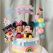 susan susan, ice cream or no ice cream | Available in Taiwan | Limited quantity, reservation required | Please call 24 for delivery within 0227945616 hours__ Mickey and Minnie's Love (with Mickey and Minnie, you can choose one or both, the party scene and style are adjusted from time to time by SUSAN who talks with handmade desserts - birthday cakes, ice cream cakes, customized cakes, French tarts and other handmade desserts | #*..) ##... I love you....####,