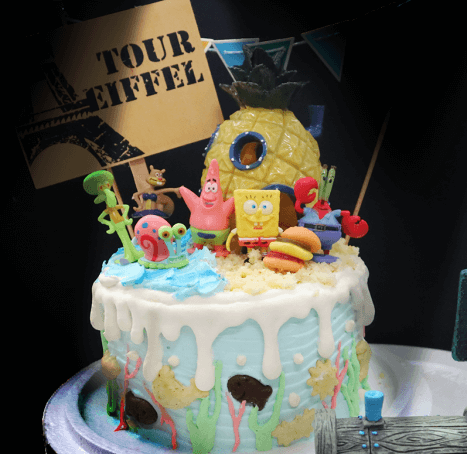 Susan Susan, Free Ice Cream Upgrade | Available Nationwide | Limited Quantities, Reservations Required | Delivery Within 24 Hours, Please Call 0227945616 __SpongeBob's House (Includes SpongeBob, Patrick, Squidward, and other friends with their homes, hamburger or other shaped gummy candies, cute underwater decorations, designs are changed regularly, accompany children and birthday celebratory moments to decorate together by SUSAN - Specializing in handmade desserts such as birthday cakes, ice cream cakes, customized cakes, French tarts, etc. | #*。.) ##... ....####,