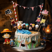 海賊王, 與手工甜點對話的SUSAN, Susan's kitchen, dessert365, 這不是翻糖因翻糖不好吃, 幼稚園慶生, 冰淇淋蛋糕, 法式甜點, 卡通蛋糕, 彩虹蛋糕, 寶寶蛋糕, 公主蛋糕, 生日蛋糕, 手工甜點, 宅配蛋糕, 週歲蛋糕, 母親節蛋糕, 父親節蛋糕, susan冰淇淋蛋糕評價, 彌月蛋糕, 慕斯蛋糕, 客製化蛋糕