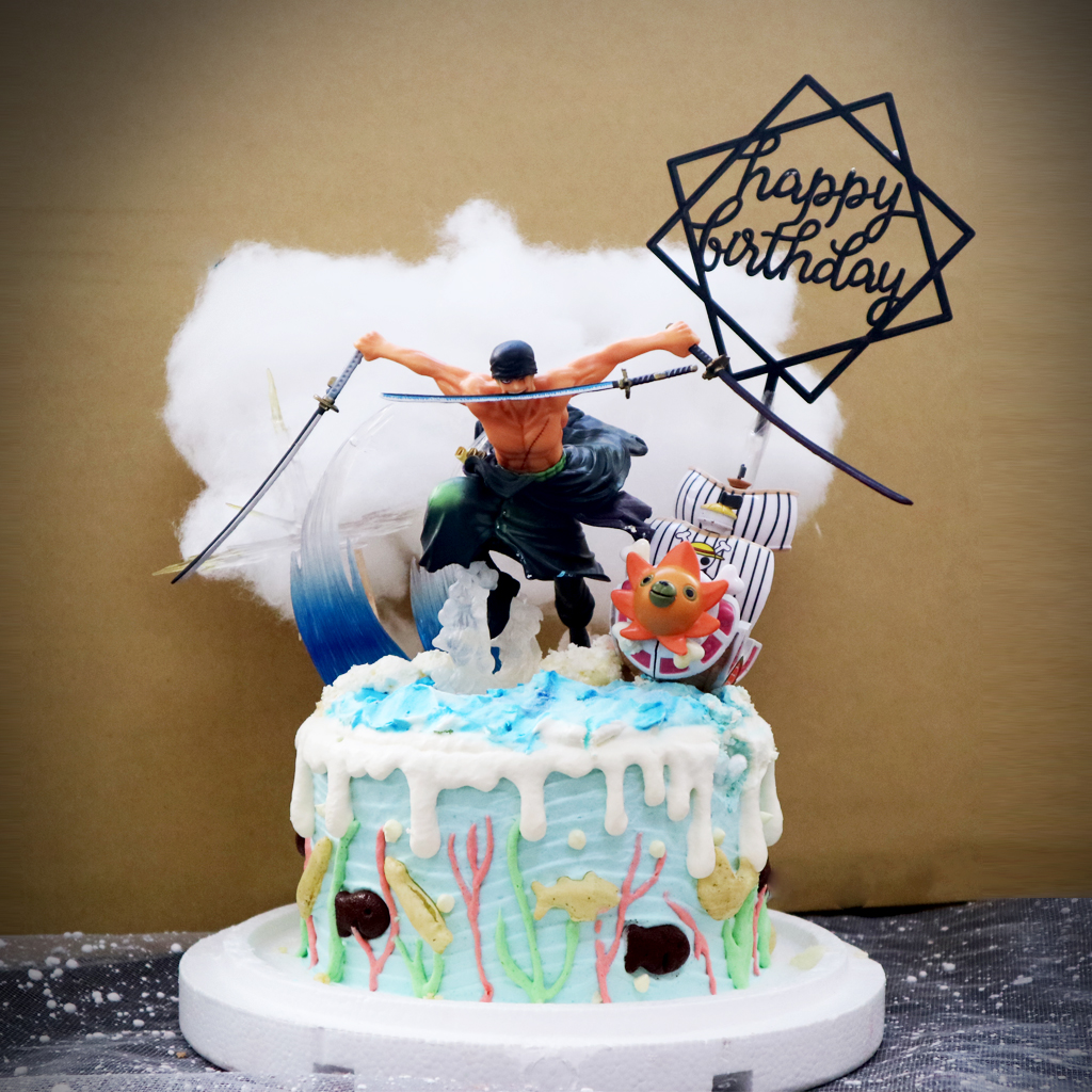 寬媽幸福手作造型蛋糕*海賊王蛋糕，航海王蛋糕,魯夫蛋糕.手繪蛋糕,減糖 | 蝦皮購物