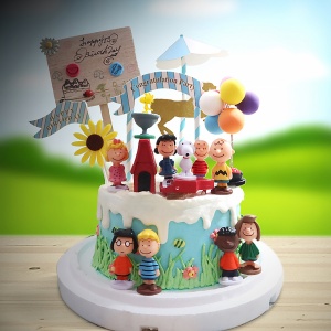 Susan Susan, Free Ice Cream Upgrade | Available Nationwide | Limited Quantities, Reservations Required | Delivery Within 24 Hours, Please Call 0227945616 __We are Good Friends (Includes Snoopy, Snoopy and the Chicks' Nest, Snoopy and His Friends, Cute Home Standees, Clouds, 3D Colorful Balloons, Sunflowers, Carousel Birthday Plug-ins, Designs are Adjusted Regularly, Enjoy Decorating with Kids and Birthday Stars for a Joyful Celebration) by SUSAN, a conversationalist with handmade desserts - Specializing in birthday cakes, ice cream cakes, customized cakes, French tarts, and other handmade desserts | #*。.) ##... ....####,