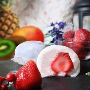 susan susan,冰淇淋水果雪莓娘/大福 (6入綜合: 草莓.鳳梨.芒果.奇異果.芋頭.葡萄),