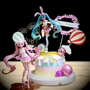susan susan, ice cream or no ice cream | Available in Taiwan | Limited quantity, reservation required | Please call 24 for delivery within 0227945616 hours__Dreamlike Hatsune Miku (with a Hatsune Miku, hot air balloon, leaf ring insert, crystal ball, rainbow, shining heart, the shape is adjusted from time to time by SUSAN who talks with handmade desserts - birthday cakes, ice cream cakes, customized cakes, French tarts and other handmade desserts | #*..) ##... ....####,