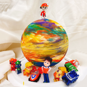 Susan Susan, Paw Patrol | Knock Cake, Planet Cake | Free Ice Cream Upgrade | Available Nationwide | Limited Quantity, Reservations Required | Delivery Within 24 Hours, Please Call 0227945616^^ (You can put decorations inside the cake by knocking it open!! Includes Paw Patrol and exclusive add-on designs, which are changed from time to time. Enjoy decorating with your children or birthday celebrant for a celebratory time.) by SUSAN, who converses with handmade desserts - Specializing in birthday cakes, ice cream cakes, customized cakes, French tarts, and other handmade desserts | #*。.) ##... ....####,