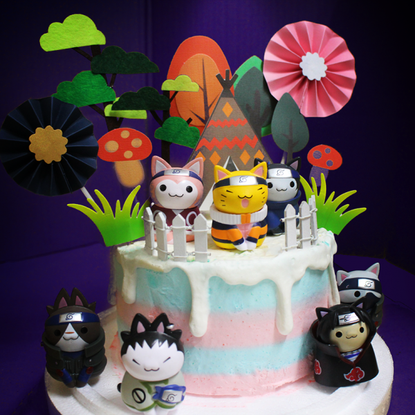 Celebrate with Cake!: Naruto themed single tier Cake