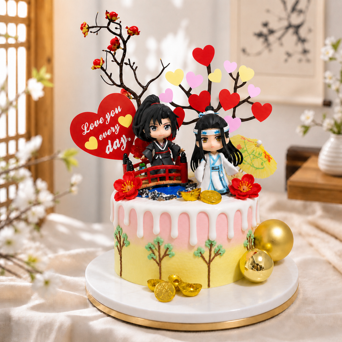 陳情令情人古風蛋糕, 與手工甜點對話的SUSAN, Susan's Kitchen, dessert365, 這不是翻糖因翻糖不好吃, 幼稚園慶生, 冰淇淋蛋糕, 法式甜點, 卡通蛋糕, 彩虹蛋糕, 寶寶蛋糕, 公主蛋糕, 生日蛋糕, 手工甜點, 宅配蛋糕, 週歲蛋糕, 母親節蛋糕, 父親節蛋糕, susan冰淇淋蛋糕評價, 彌月蛋糕, 慕斯蛋糕