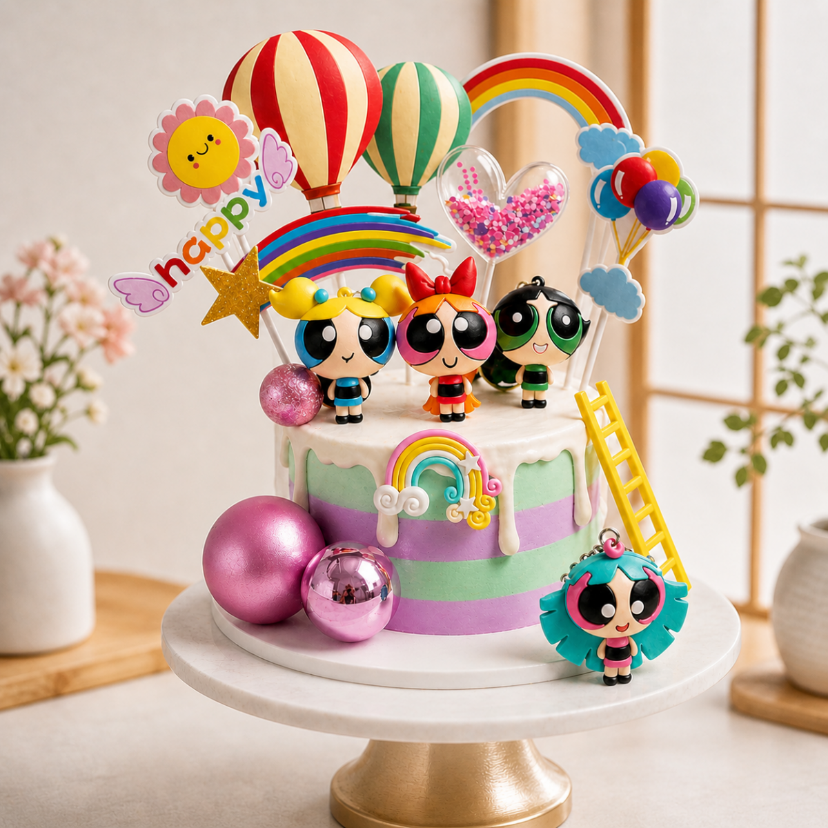 飛天小女警, 與手工甜點對話的SUSAN, Susan's Kitchen, dessert365, 這不是翻糖因翻糖不好吃, 幼稚園慶生, 冰淇淋蛋糕, 法式甜點, 卡通蛋糕, 彩虹蛋糕, 寶寶蛋糕, 公主蛋糕, 生日蛋糕, 手工甜點, 宅配蛋糕, 週歲蛋糕, 母親節蛋糕, 父親節蛋糕, susan冰淇淋蛋糕評價, 彌月蛋糕, 慕斯蛋糕