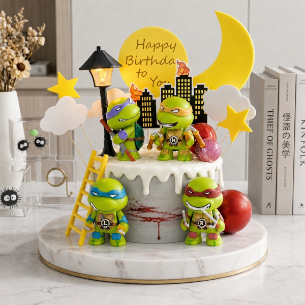 忍者龜, 與手工甜點對話的SUSAN, Susan's Kitchen, dessert365, 這不是翻糖因翻糖不好吃, 幼稚園慶生, 冰淇淋蛋糕, 法式甜點, 卡通蛋糕, 彩虹蛋糕, 寶寶蛋糕, 公主蛋糕, 生日蛋糕, 手工甜點, 宅配蛋糕, 週歲蛋糕, 母親節蛋糕, 父親節蛋糕, susan冰淇淋蛋糕評價, 彌月蛋糕, 慕斯蛋糕, 客製化蛋糕