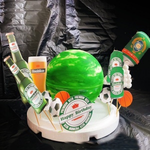 Susan Susan, Beer Theme | Knock-on Cake, Planet Cake | Free Ice Cream Upgrade | Available Nationwide | Limited Quantities, Reservations Required | Delivery Within 24 Hours, Please Call 0227945616^^ (You can put decorations inside the cake by knocking it open!! Beer-themed add-ons are included and the designs are updated periodically. Enjoy decorating with your kids or birthday celebrants for a joyful celebration. By SUSAN, who converses with handmade desserts - Specializing in birthday cakes, ice cream cakes, customized cakes, French tarts, and other handmade desserts | #*。.) ##... God of Wine and God of Gamblers, May You Get Rich....####,