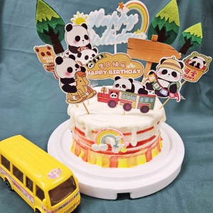 Susan Susan, free ice cream upgrade | Available anywhere in Taiwan | Limited quantity, reservation required | For delivery within 24 hours, please call 0227945616__ Panda Baby (Optional bus included, panda landscaping included, etc., design subject to change. By SUSAN, Talking with Handmade Desserts - Specializing in birthday cakes, ice cream cakes, customized cakes, French tarts, and other handmade desserts | #*..) ##... ....####,