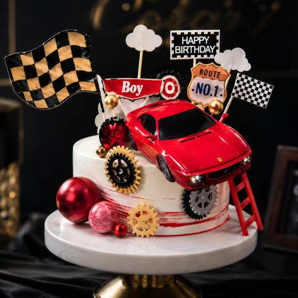 Ferrari car cake, Susan's Kitchen, Susan's conversation with handmade desserts, dessert365, This isn't fondant because fondant doesn't taste good, Kindergarten birthday celebration, Ice cream cake, French desserts, Cartoon cake, Rainbow cake, Baby cake, Princess cake, Birthday cake, Handmade desserts, Home delivery cake, First birthday cake, Mother's Day cake, Father's Day cake, Susan's ice cream cake review, Baby shower cake, Mousse cake