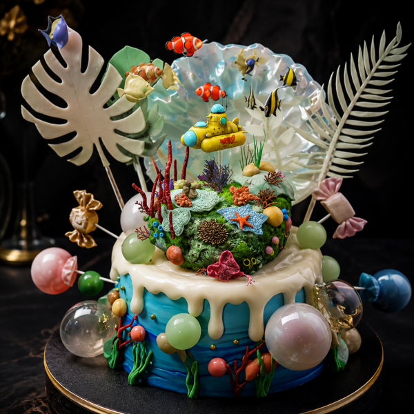 海底世界水族箱動蛋糕, Susan's Kitchen, 與手工甜點對話的SUSAN, dessert365, 這不是翻糖因翻糖不好吃, 幼稚園慶生, 冰淇淋蛋糕, 法式甜點, 卡通蛋糕, 彩虹蛋糕, 寶寶蛋糕, 公主蛋糕, 生日蛋糕, 手工甜點, 宅配蛋糕, 週歲蛋糕, 母親節蛋糕, 父親節蛋糕, susan冰淇淋蛋糕評價, 彌月蛋糕, 慕斯蛋糕