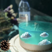 Susan Susan, Sky-Transparent Jelly Cake (Jelly is vegan) (The transparency and color are handmade and may vary from cake to cake. Please agree before ordering!) | Jelly s,