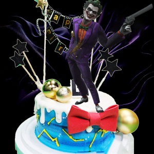 Susan Susan, Free Ice Cream Upgrade | Available Nationwide | Limited Quantity, Reservations Required | Delivery Within 24 Hours, Please Call 0227945616 X The Joker (A globally exclusive "Motion Cake" licensed by dessert365, featuring a Batman-themed scene, optional physical Joker included, design changes periodically, perfect for decorating with children or birthday celebratory moments) by SUSAN, specializing in handmade desserts including birthday cakes, ice cream cakes, custom-designed cakes, French tarts, etc. | #*。.) ##... ....####,