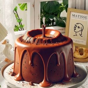 Susan Susan, a rich cocoa volcano, with chocolate that bursts with every bite | Volcanic Lava Chocolate Cake (Free ice cream upgrade | Kezhai) (by SUSAN, a conversation with handmade desserts - birthday cakes, ice cream cakes, custom-shaped cakes, French tarts, and other handmade desserts | #*..) ##... ....####,
