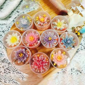 Jelly flowers, 3D crystal art jelly flowers, Fairy Tale Bakery, dessert365, handmade dessert delivery platform