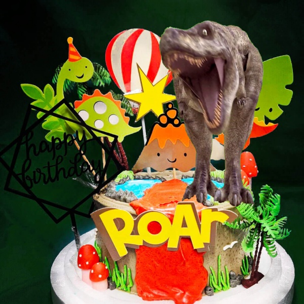dinosaur, Susan's Kitchen, SUSAN who talks with handmade desserts, dessert365, handmade dessert delivery platform, this is not fondant because fondant is not delicious, kindergarten birthday, ice cream cake, French dessert, cartoon cake, rainbow cake, baby cake, princess cake, birthday cake, handmade dessert, home delivery cake, first birthday cake, Mother's Day cake, Father's Day cake, susan ice cream cake review, full month cake, mousse cake