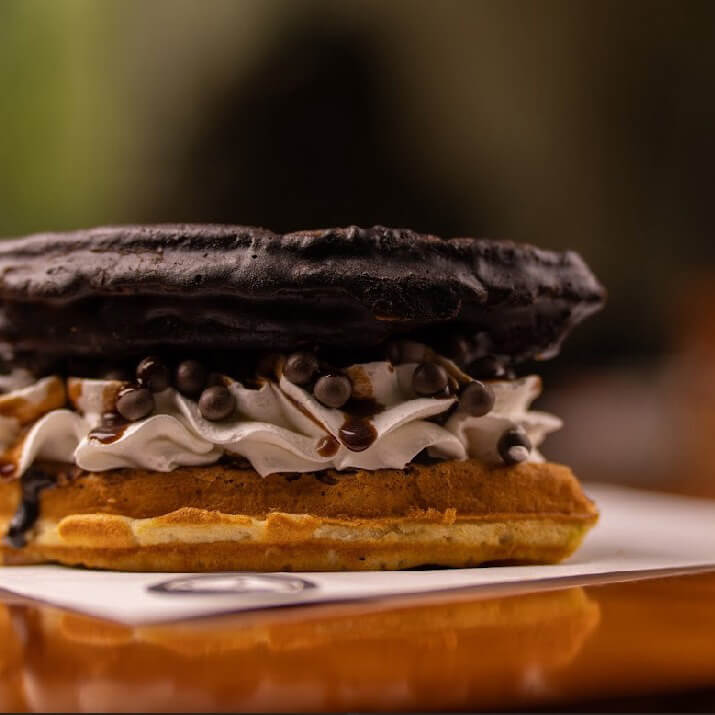 黑瓦脆豆, 巧克力鬆餅, 黑瓦鬆餅