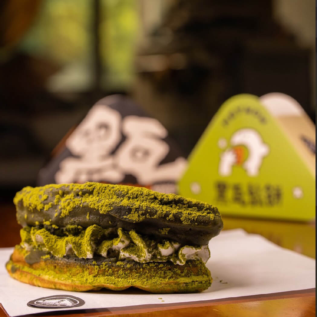 抹茶鬆餅, 黑瓦鬆餅