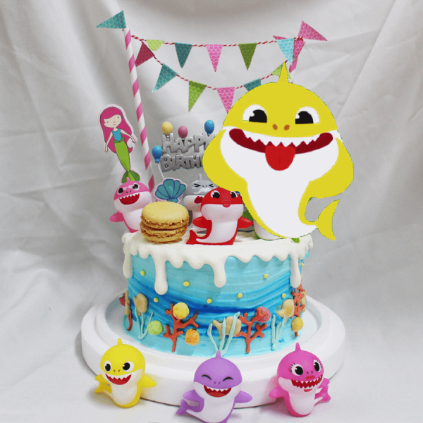 鯊魚寶寶, 與手工甜點對話的SUSAN, dessert365, 漫漫手工甜點市集, 幼稚園慶生, 冰淇淋蛋糕, 法式甜點, 卡通蛋糕, 彩虹蛋糕, 寶寶蛋糕, 公主蛋糕, 生日蛋糕, 手工甜點, 宅配蛋糕, 週歲蛋糕, 母親節蛋糕, 父親節蛋糕, susan冰淇淋蛋糕評價, 彌月蛋糕, 慕斯蛋糕