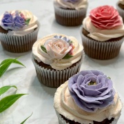 芊花六入杯子蛋糕, 裱花蛋糕, 芊花甜點工作室