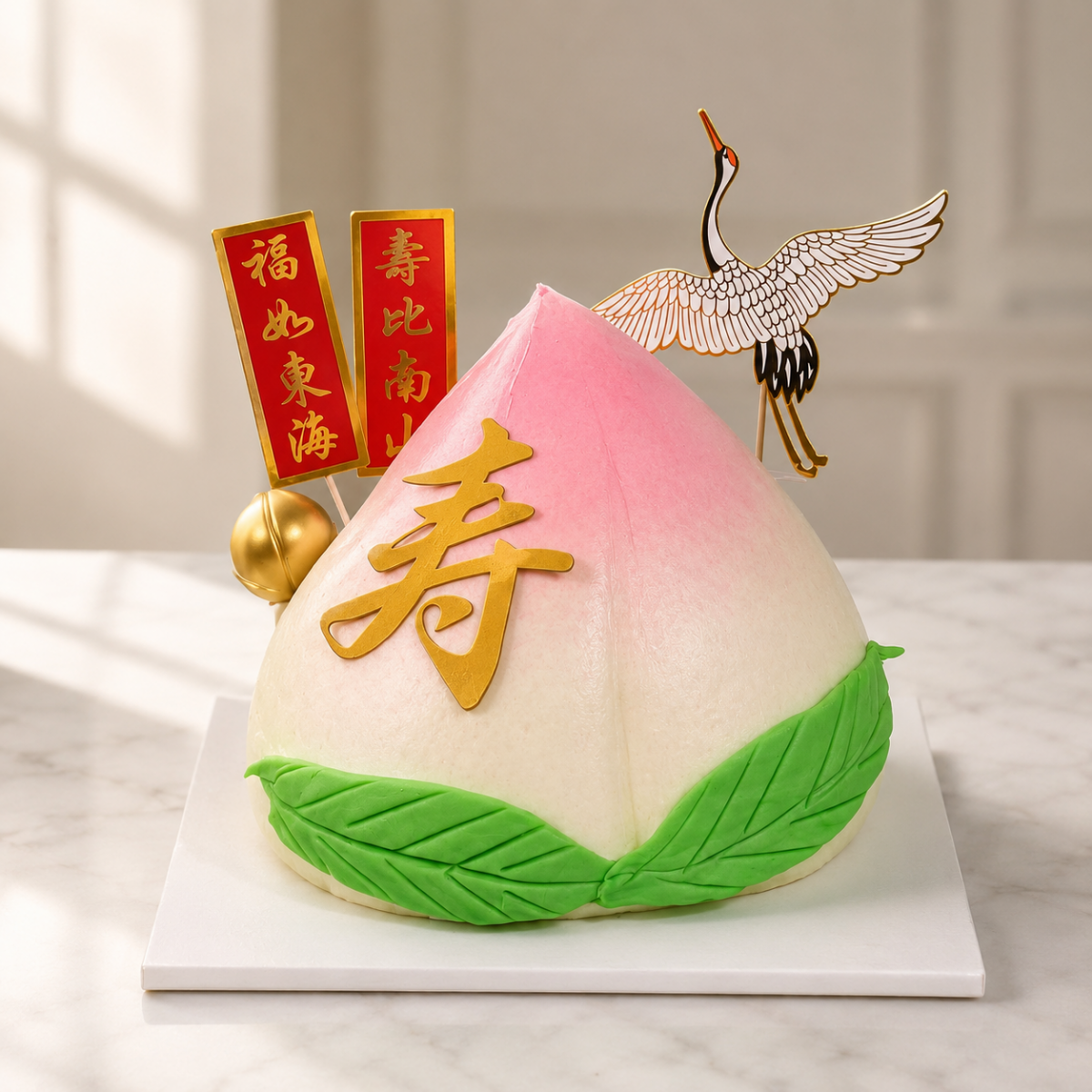 壽桃造型蛋糕, 波波仔烘焙坊