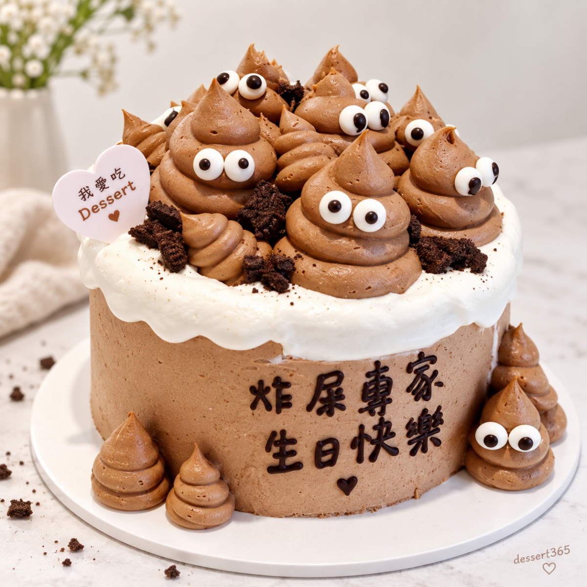大便, 鑠咖啡甜點