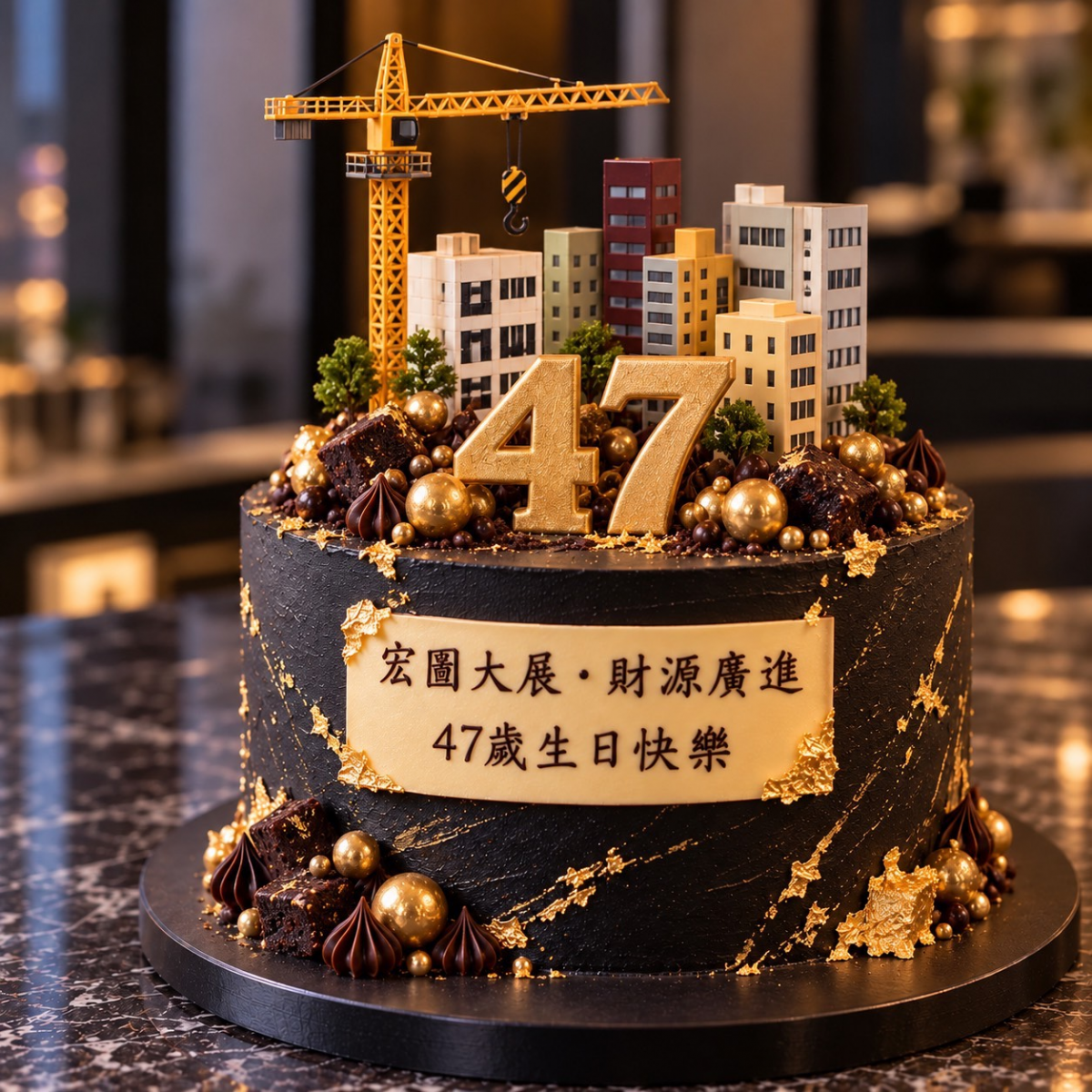 建築蛋糕, 鑠咖啡甜點