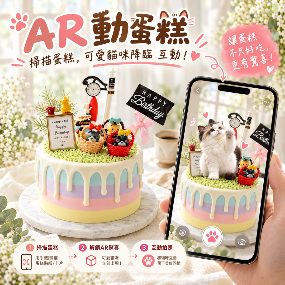 貓咪動蛋糕, 與手工甜點對話的SUSAN, dessert365, 手工甜點娘娘專送平台, 漫漫手工甜點市集, 幼稚園慶生, 冰淇淋蛋糕, 法式甜點, 卡通蛋糕, 彩虹蛋糕, 寶寶蛋糕, 公主蛋糕, 生日蛋糕, 手工甜點, 宅配蛋糕, 週歲蛋糕, 母親節蛋糕, 父親節蛋糕, susan冰淇淋蛋糕評價, 彌月蛋糕, 慕斯蛋糕